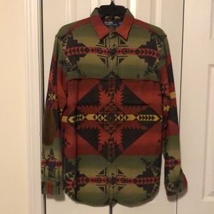 Polo by Ralph Lauren Native Print Flannel Medium